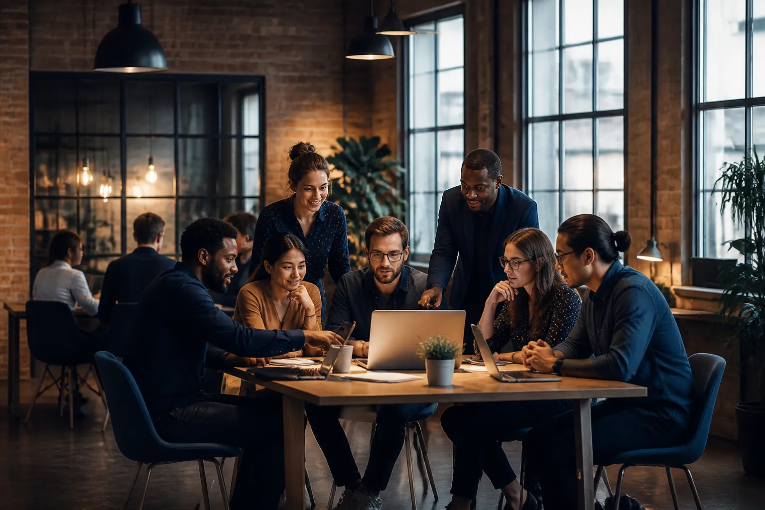 ScaleXai AI Learning workshop with professionals collaborating